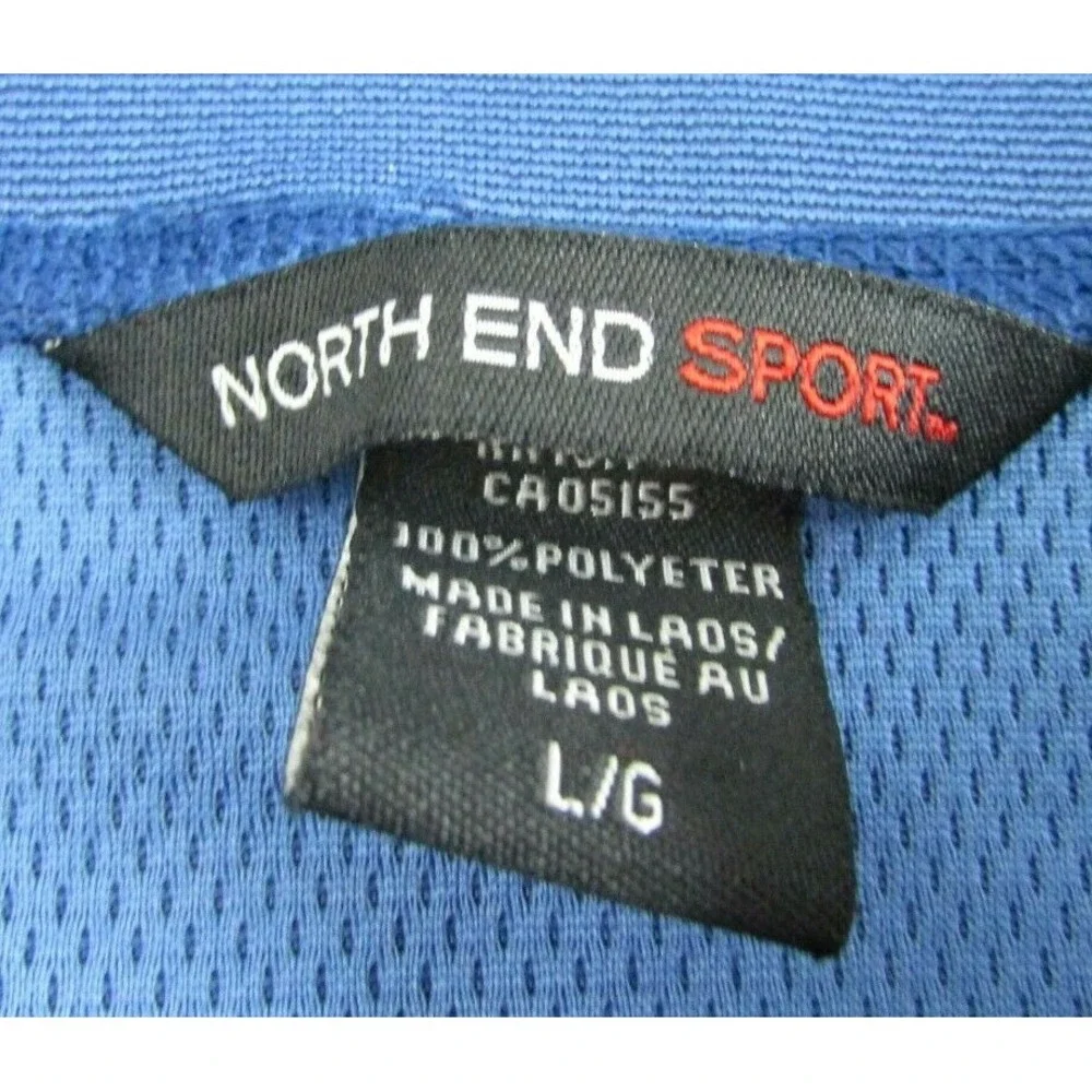 NFL Super Bowl XLV Men's Large Blue‎ Pullover 1/4 Zip North End Sport